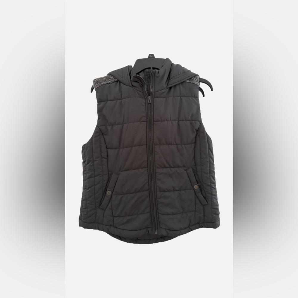Aeropostale Black Puffer Vest
